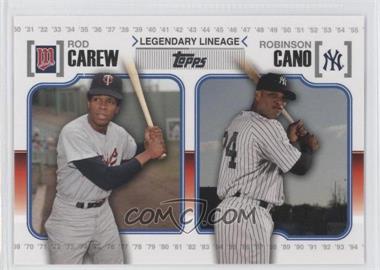 2010 Topps - Legendary Lineage #LL64 - Robinson Cano, Rod Carew