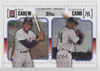 Robinson Cano, Rod Carew