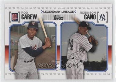 2010 Topps - Legendary Lineage #LL64 - Robinson Cano, Rod Carew