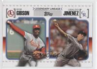 Ubaldo Jimenez, Bob Gibson