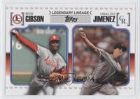 Ubaldo Jimenez, Bob Gibson