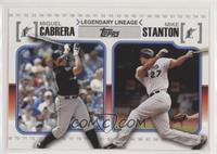 Miguel Cabrera, Giancarlo Stanton (Mike on Card) [EX to NM]