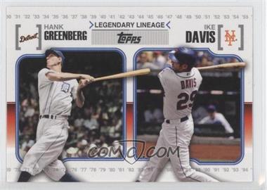 2010 Topps - Legendary Lineage #LL67 - Ike Davis, Hank Greenberg