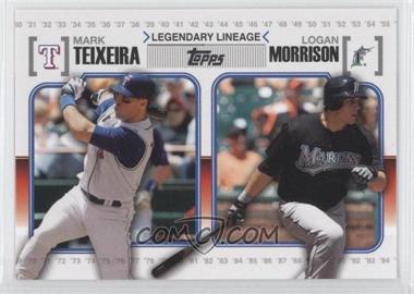 2010 Topps - Legendary Lineage #LL68 - Logan Morrison, Mark Teixeira