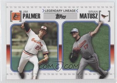 2010 Topps - Legendary Lineage #LL71 - Jim Palmer, Brian Matusz