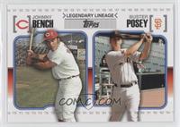 Buster Posey, Johnny Bench