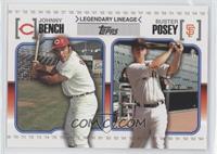 Buster Posey, Johnny Bench