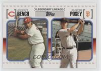 Buster Posey, Johnny Bench