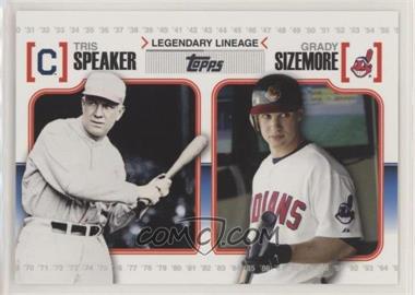 2010 Topps - Legendary Lineage #LL8 - Tris Speaker, Grady Sizemore [EX to NM]