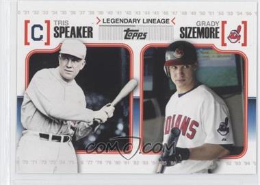 2010 Topps - Legendary Lineage #LL8 - Tris Speaker, Grady Sizemore