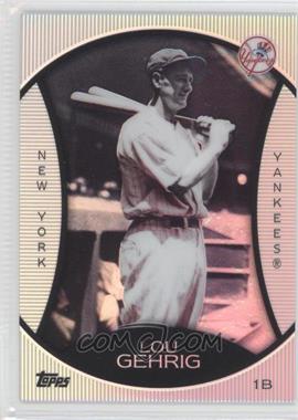 2010 Topps - Legends Chrome Cereal - Wal-Mart Platinum #PC6 - Lou Gehrig