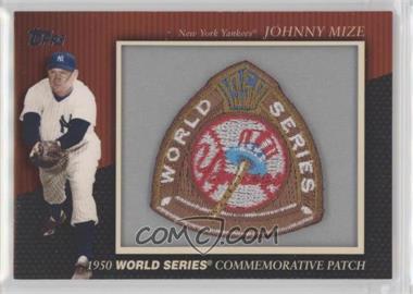 2010 Topps - Manufactured Commemorative Patch #MCP-11 - Johnny Mize