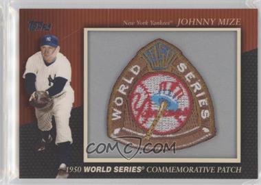 2010 Topps - Manufactured Commemorative Patch #MCP-11 - Johnny Mize