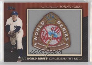 2010 Topps - Manufactured Commemorative Patch #MCP-11 - Johnny Mize