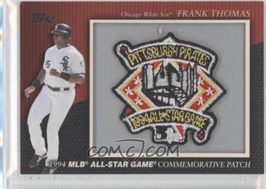 2010 Topps - Manufactured Commemorative Patch #MCP-33 - Frank Thomas