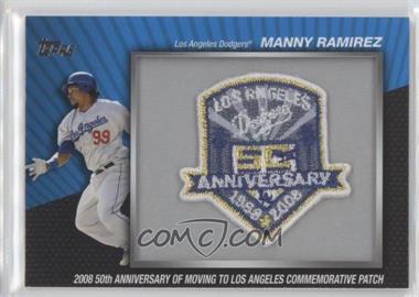 2010 Topps - Manufactured Commemorative Patch #MCP-41 - Manny Ramirez
