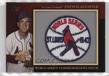 2010 Topps - Manufactured Commemorative Patch #MCP110 - Enos Slaughter