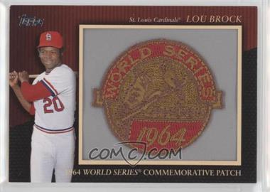 2010 Topps - Manufactured Commemorative Patch #MCP122 - Lou Brock