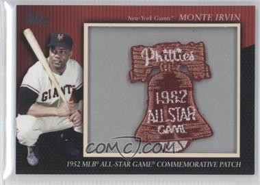 2010 Topps - Manufactured Commemorative Patch #MCP61 - Monte Irvin