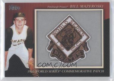 2010 Topps - Manufactured Commemorative Patch #MCP70 - Bill Mazeroski (Dick Groat Pictured)