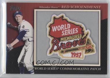 2010 Topps - Manufactured Commemorative Patch #MCP84 - Red Schoendienst