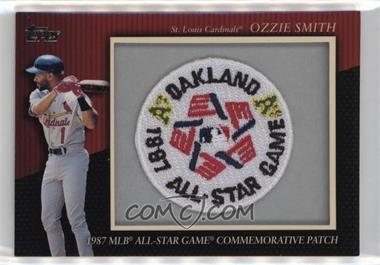 2010 Topps - Manufactured Commemorative Patch #MCP85 - Ozzie Smith [EX to NM]