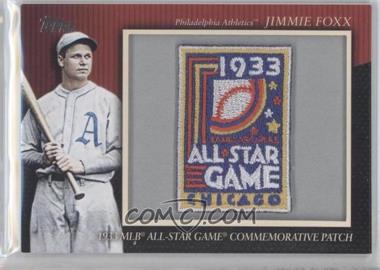2010 Topps - Manufactured Commemorative Patch #MCP89 - Jimmie Foxx