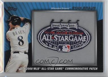 2010 Topps - Manufactured Commemorative Patch #MCP98 - Ryan Braun