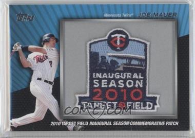 2010 Topps - Manufactured Commemorative Patch #MCP99 - Joe Mauer