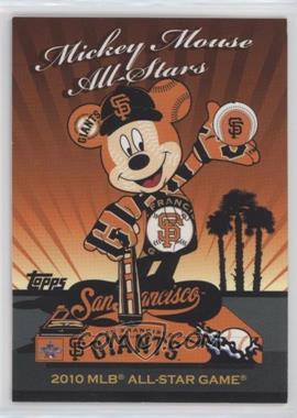 2010 Topps - Mickey Mouse All-Stars #MM 10 - San Francisco Giants Team