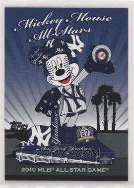 2010 Topps - Mickey Mouse All-Stars #MM 9 - New York Yankees Team