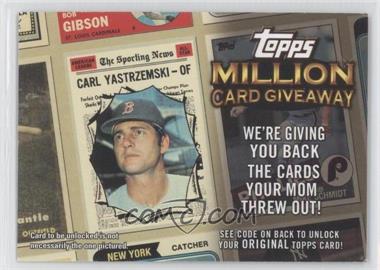 2010 Topps - Million Card Giveaway Expired Code Cards #TMC-10 - Carl Yastrzemski