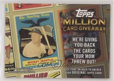 2010 Topps - Million Card Giveaway Expired Code Cards #TMC-16 - Mickey Mantle