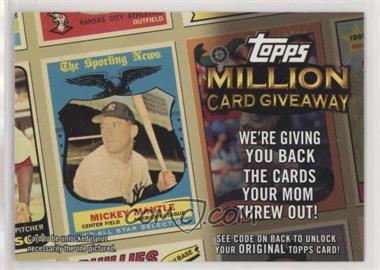 2010 Topps - Million Card Giveaway Expired Code Cards #TMC-16 - Mickey Mantle