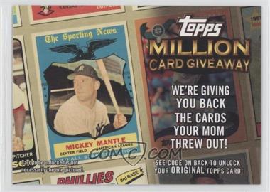 2010 Topps - Million Card Giveaway Expired Code Cards #TMC-16 - Mickey Mantle