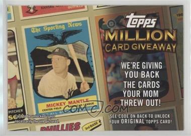 2010 Topps - Million Card Giveaway Expired Code Cards #TMC-16 - Mickey Mantle