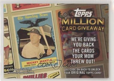 2010 Topps - Million Card Giveaway Expired Code Cards #TMC-16 - Mickey Mantle