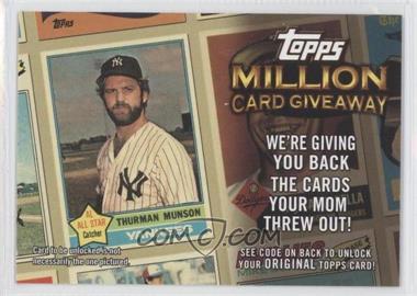 2010 Topps - Million Card Giveaway Expired Code Cards #TMC-18 - Thurman Munson