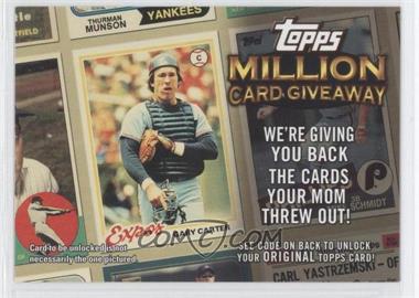 2010 Topps - Million Card Giveaway Expired Code Cards #TMC-2 - Gary Carter