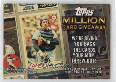2010 Topps - Million Card Giveaway Expired Code Cards #TMC-2 - Gary Carter