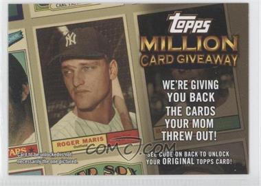 2010 Topps - Million Card Giveaway Expired Code Cards #TMC-26 - Roger Maris