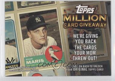 2010 Topps - Million Card Giveaway Expired Code Cards #TMC-7 - Roger Maris