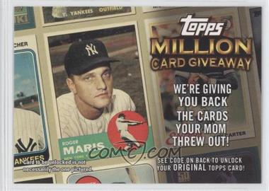 2010 Topps - Million Card Giveaway Expired Code Cards #TMC-7 - Roger Maris