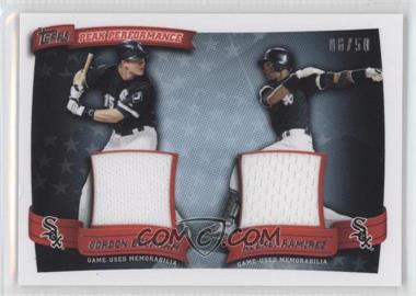 2010 Topps - Peak Performance - Dual Relics #PPDR-BR - Gordon Beckham, Alexei Ramirez /50