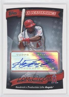 2010 Topps - Peak Performance Autographs Series 2 #PPA-HK - Howie Kendrick