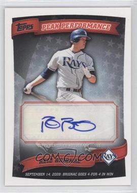 2010 Topps - Peak Performance Autographs Series 2 #PPA-RB.1 - Reid Brignac