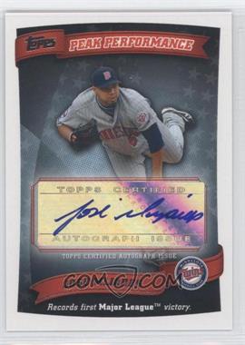 2010 Topps - Peak Performance Autographs #PPA-JMI - Jose Mijares