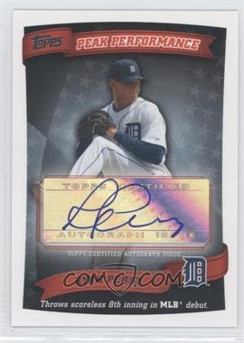 2010 Topps - Peak Performance Autographs #PPA-RP - Ryan Perry