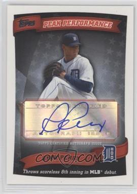 2010 Topps - Peak Performance Autographs #PPA-RP - Ryan Perry