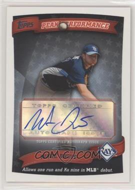 2010 Topps - Peak Performance Autographs #PPA-WD - Wade Davis